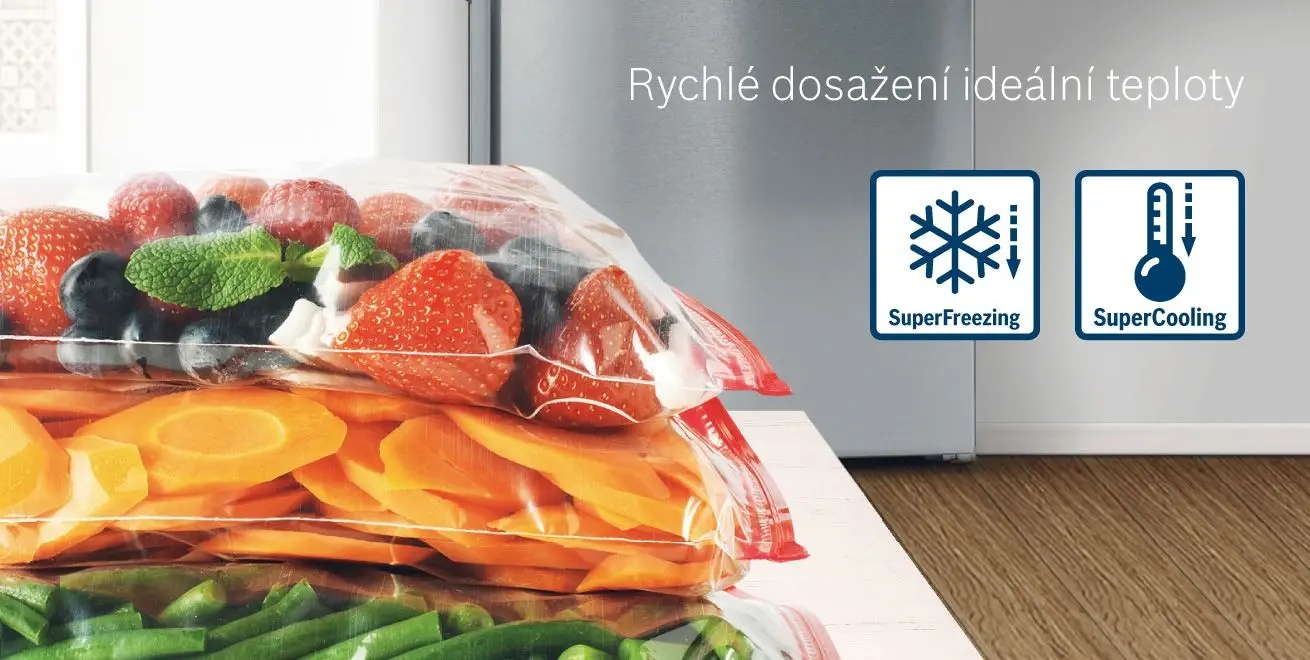 Wydajność zamrażania do 6,5 kg/24h