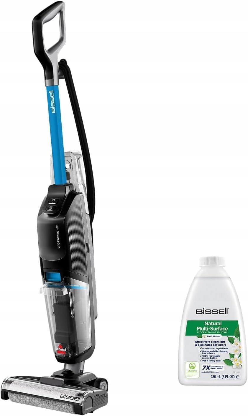 BISSELL CrossWave HF2 3845N – Odkurzacz i Mop w Jednym Przewodowy Lekki