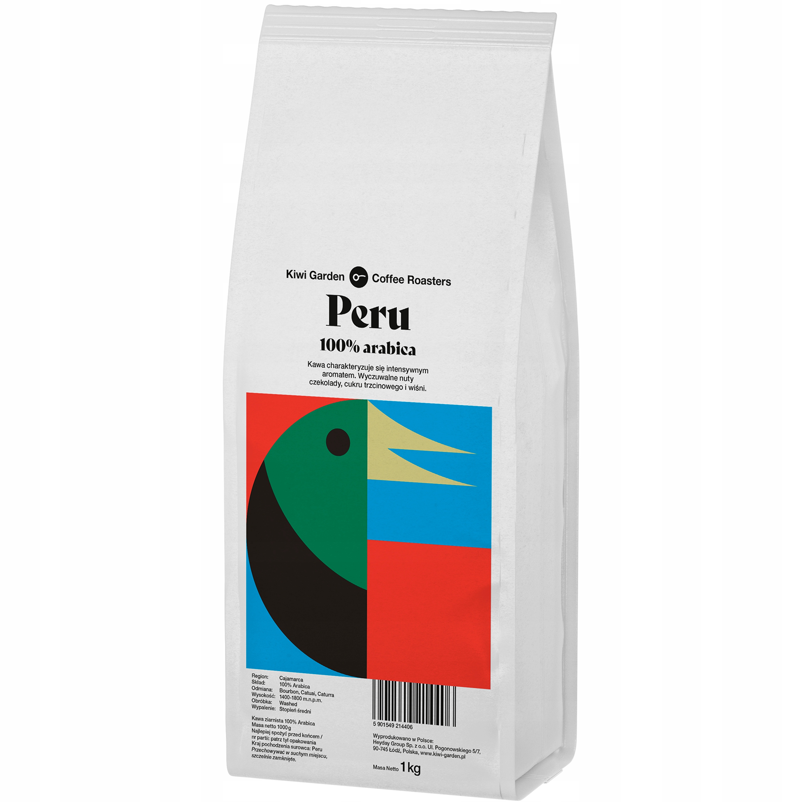Kawa Peru 1 kg – Świeżo palona 100% Arabica od Kiwi Garden Coffee Roasters