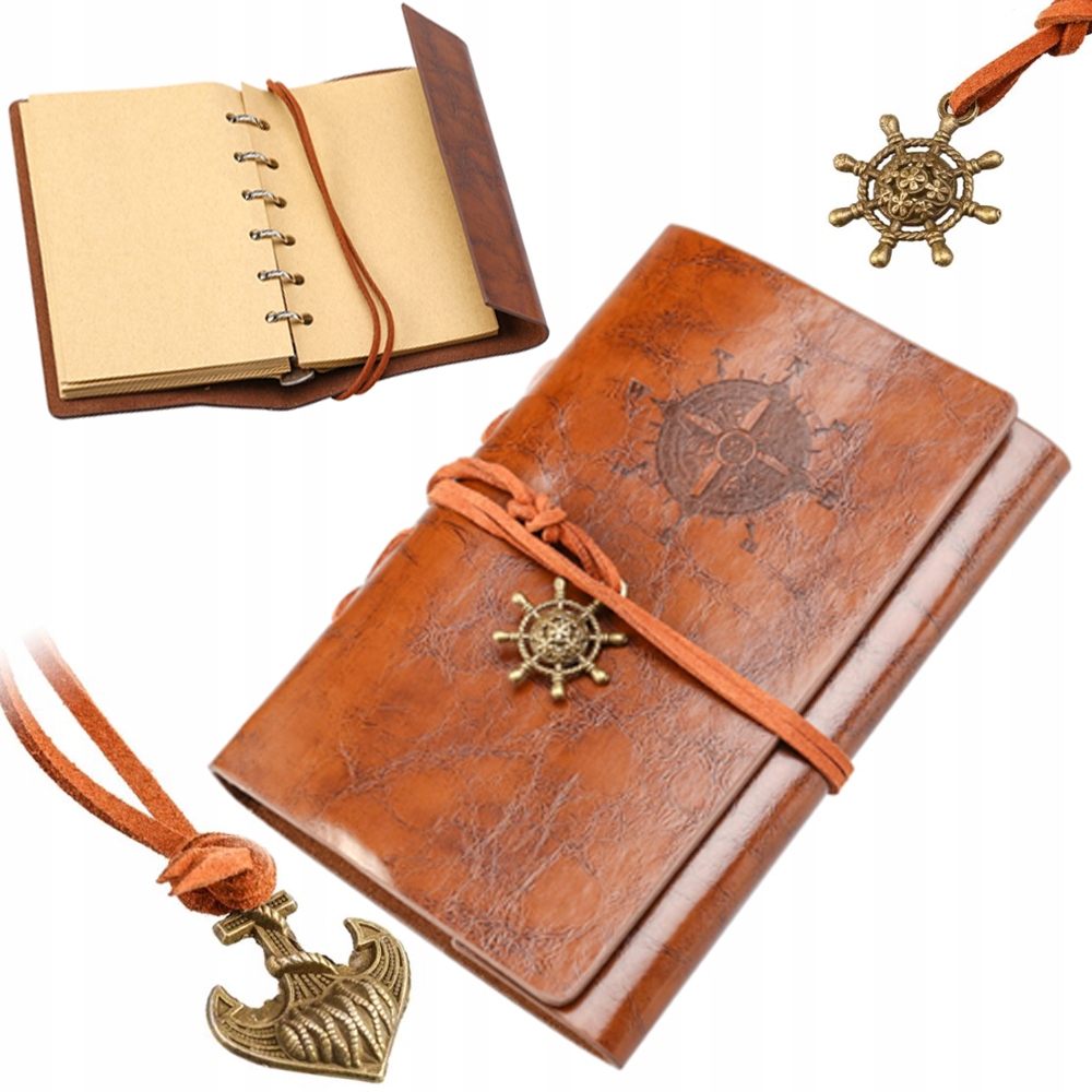 Korbi ŚREDNI PAMIĘTNIK NOTES PODRÓŻNIKA NOTATNIK SKÓRZANY DZIENNIK BRĄZ A6 – Idealny towarzysz podróży