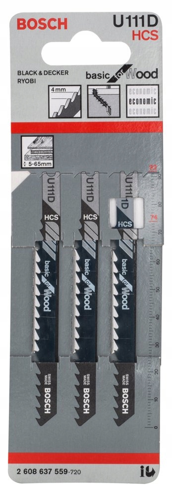 Bosch BRZESZCZOT U 111 D (3szt.) HCS BOSCH – Idealny wybór do obróbki drewna