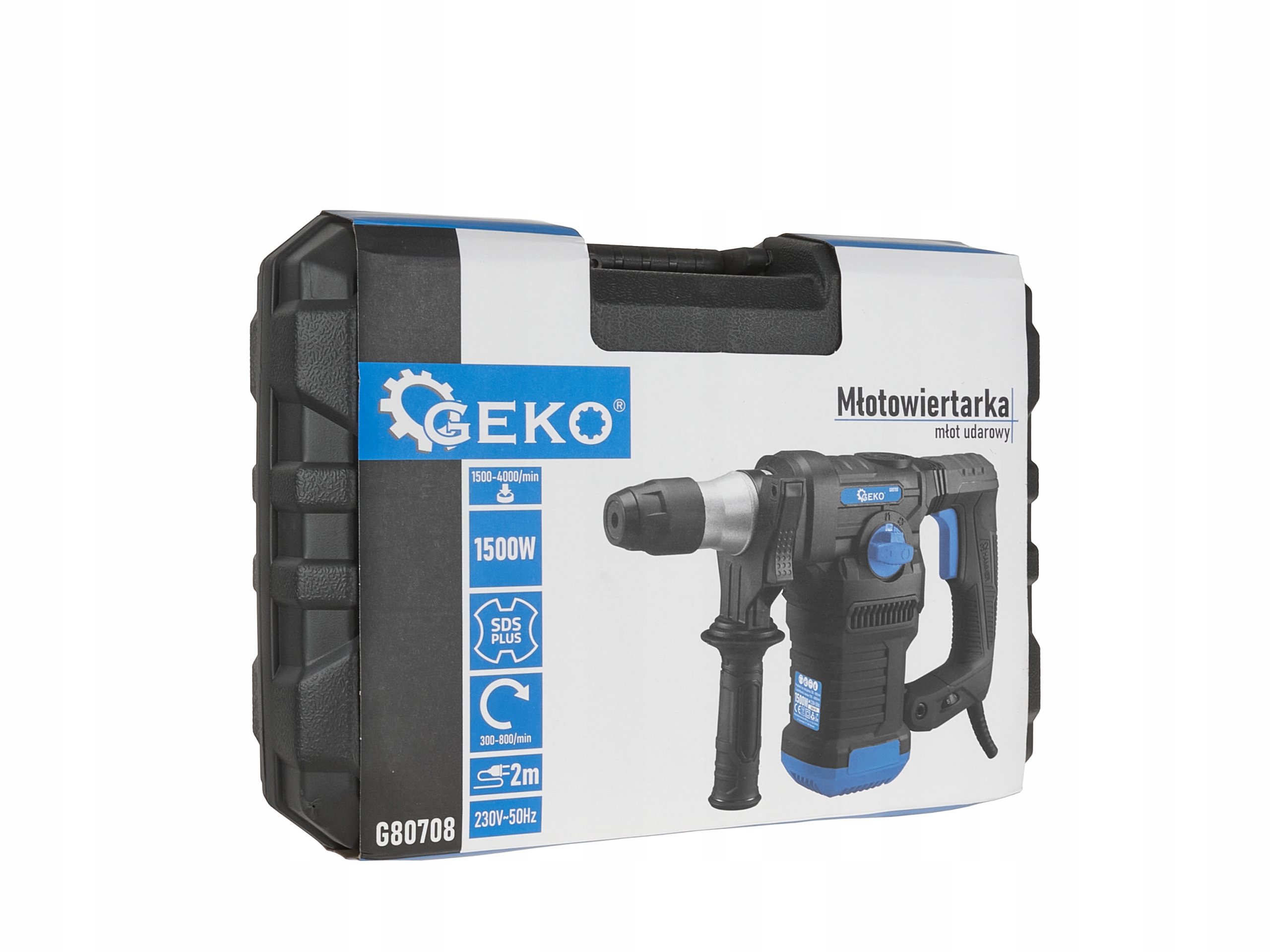 Moc pod pełną kontrolą – 1500W i energia udaru 6J