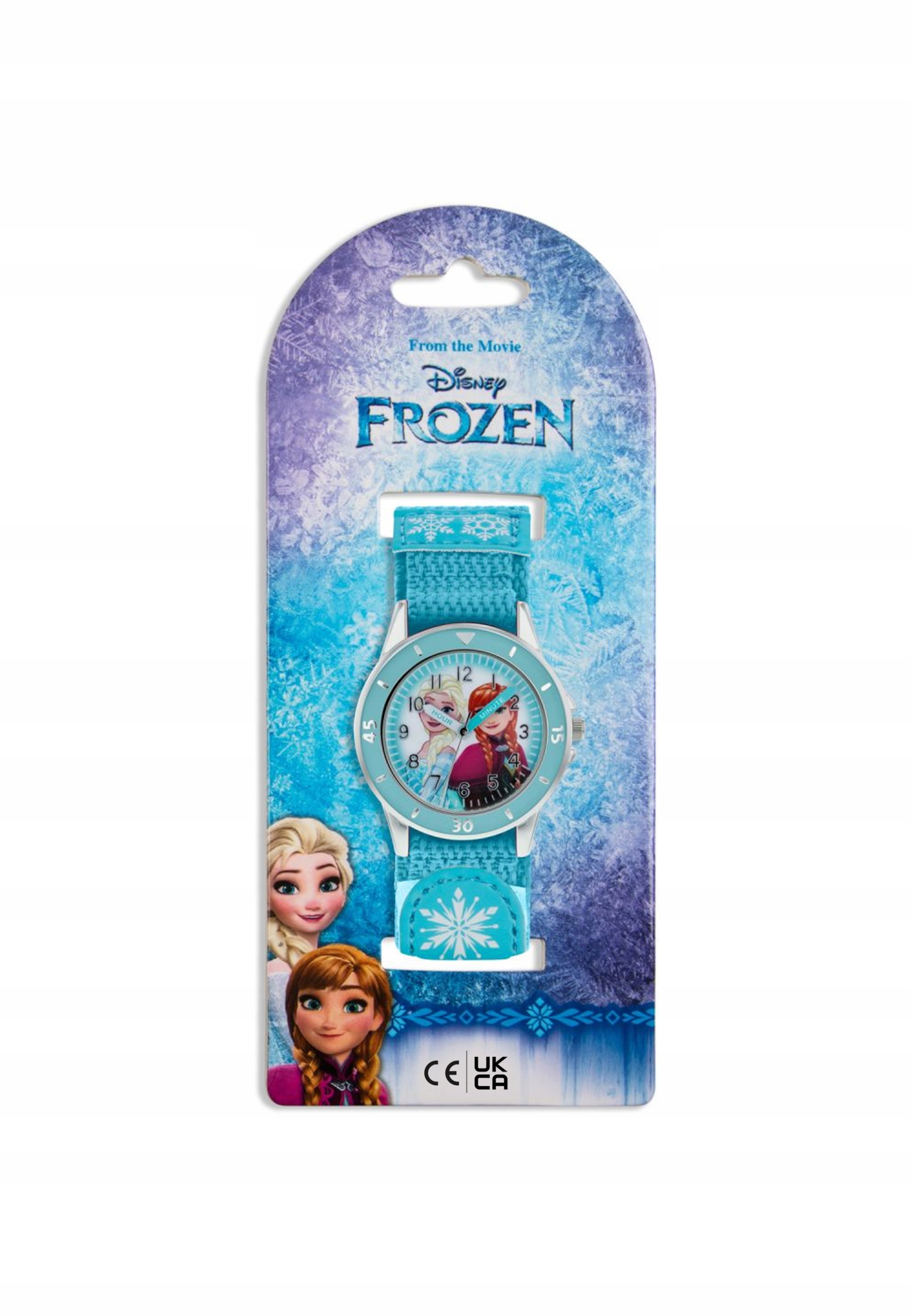 Accutime Time Teacher Frozen Blue Fabric Strap – Idealny zegarek dla małych fanów Frozen