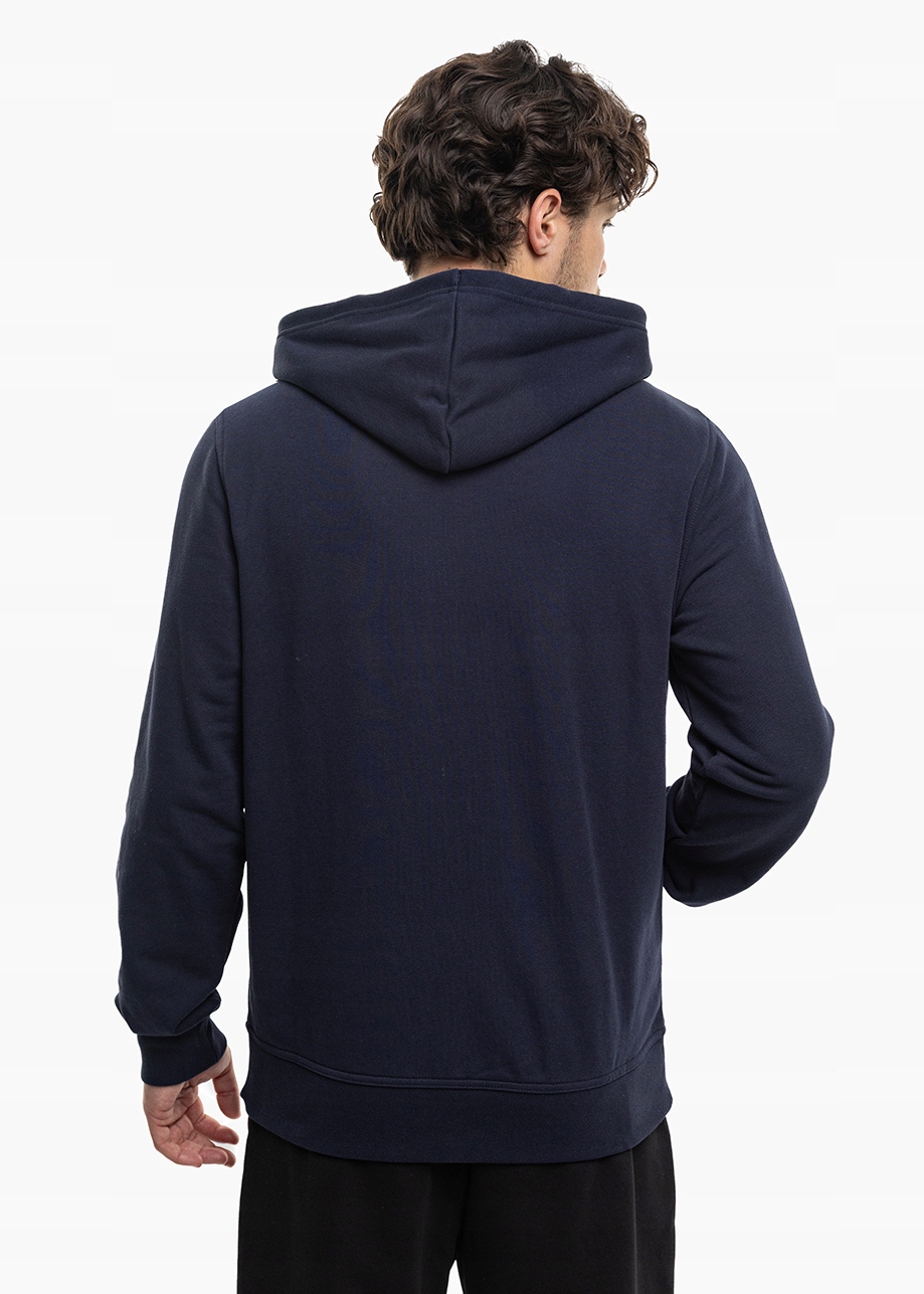Bluza męska Champion Full Zip Hoodie Sweatshirt granatowa – Komfort i styl na co dzień