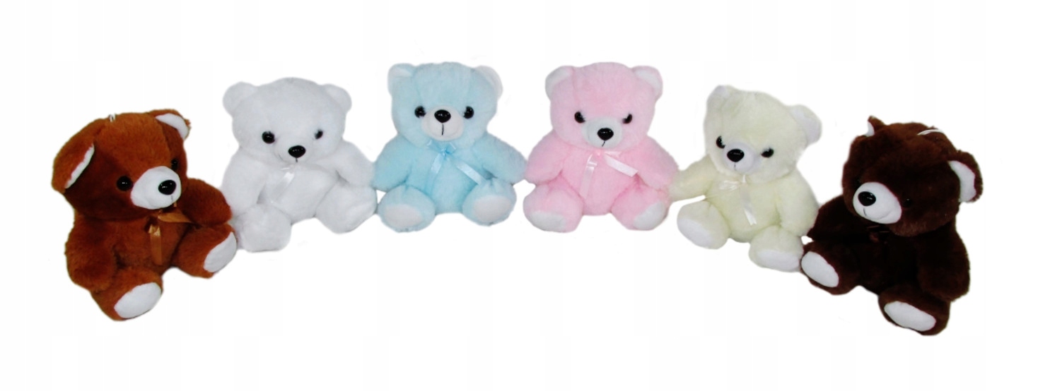 Kolorowy miś w sześciu wariantach – wybierz ulubiony!