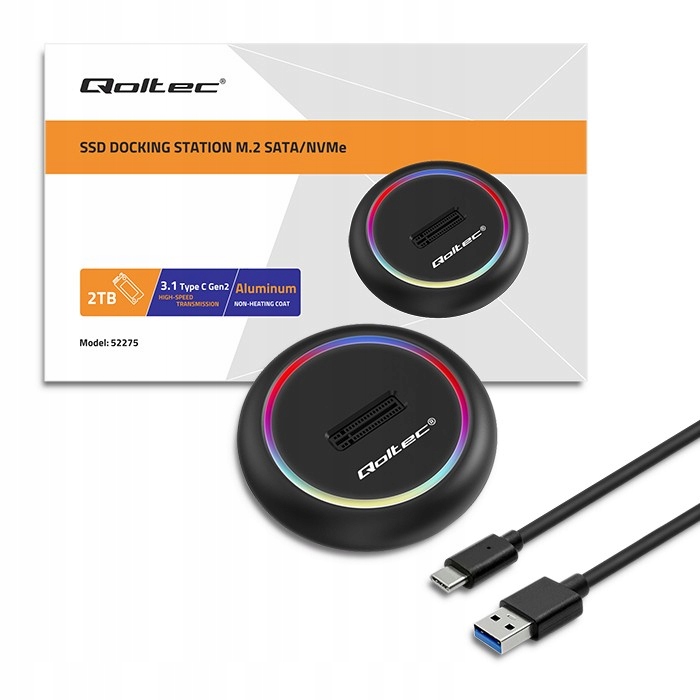 Stacja dokująca Qoltec – Idealne rozwiązanie dla dysków SSD M.2