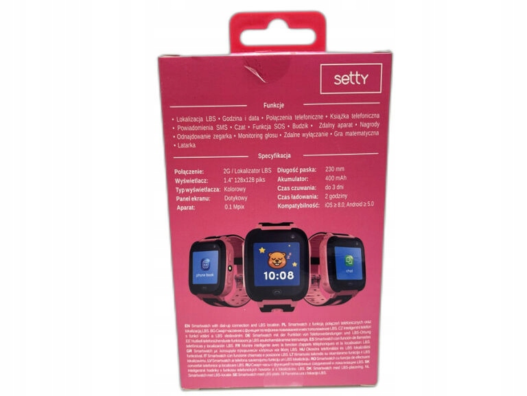 Funkcje monitorowania aktywności i budzik