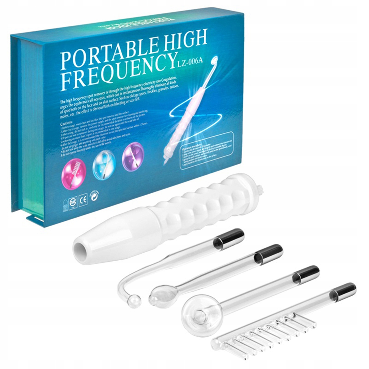 DARSONVAL DERMA WAND 4 Peloty – Innowacyjne urządzenie do pielęgnacji skóry i włosów