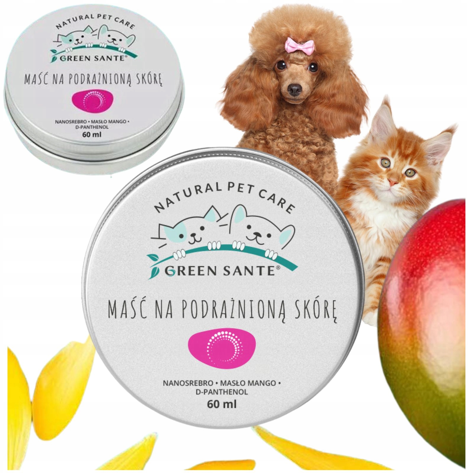 Naturalne składniki aktywne – Masło mango, olejek migdałowy i D-Panthenol