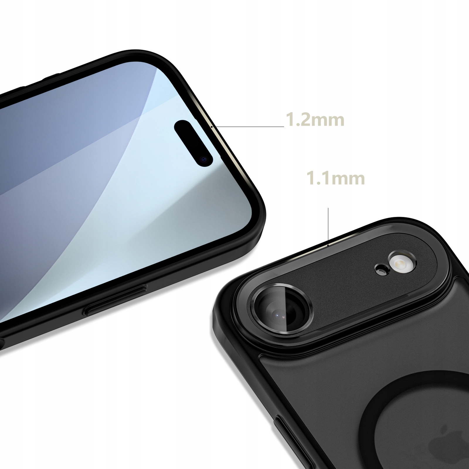 Precyzyjne wycięcia – Osłona kamery i dostęp do wszystkich funkcji