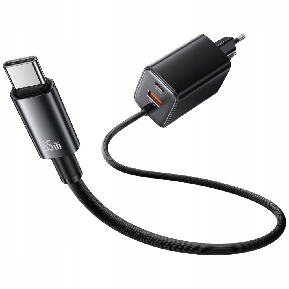 Wbudowany kabel USB-C o długości 1,5 m – Wygoda użytkowania bez dodatkowych przewodów