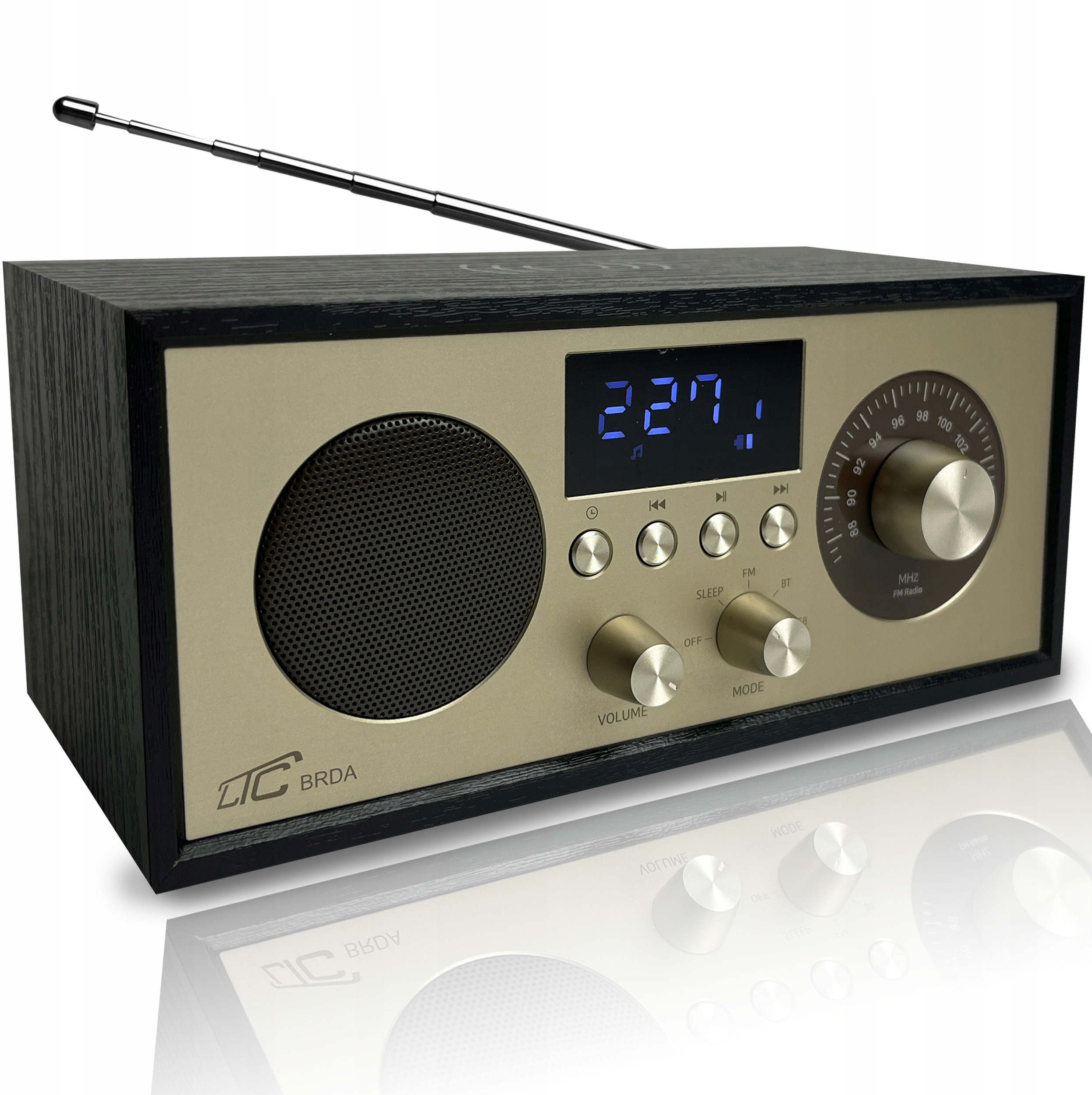 Radio przenośne Brda FM/BT/USB – Nowoczesne brzmienie w eleganckim wydaniu