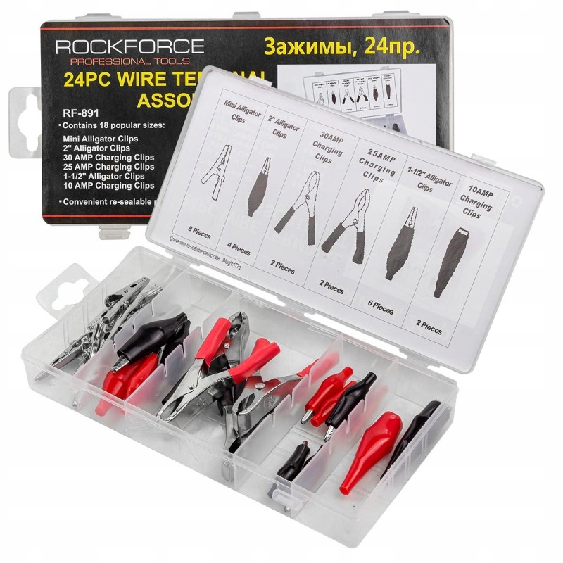 Konektory krokodylki zakuwane do przewodów 24el – Niezawodne narzędzie do rozruchu pojazdów