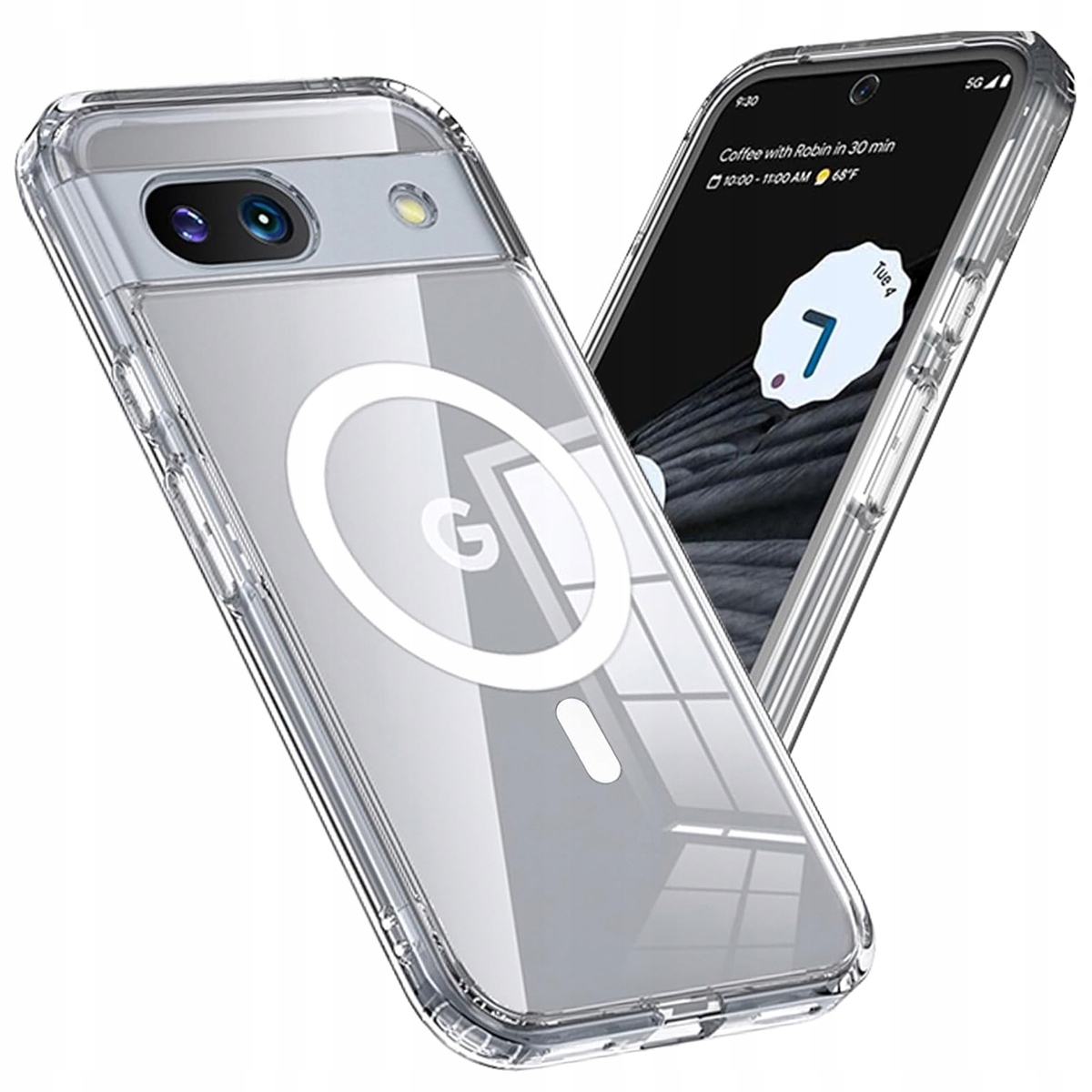Etui Supero TPU Acrylic z MagSafe do Google Pixel 8A – Ochrona i styl w jednym