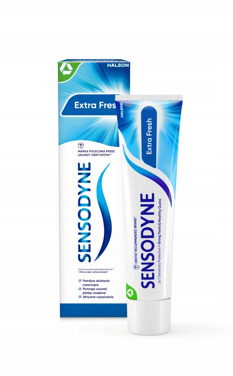 GSK SENSODYNE Pasta EXTRA FRESH 75ml – Świeżość i ochrona dla wrażliwych zębów