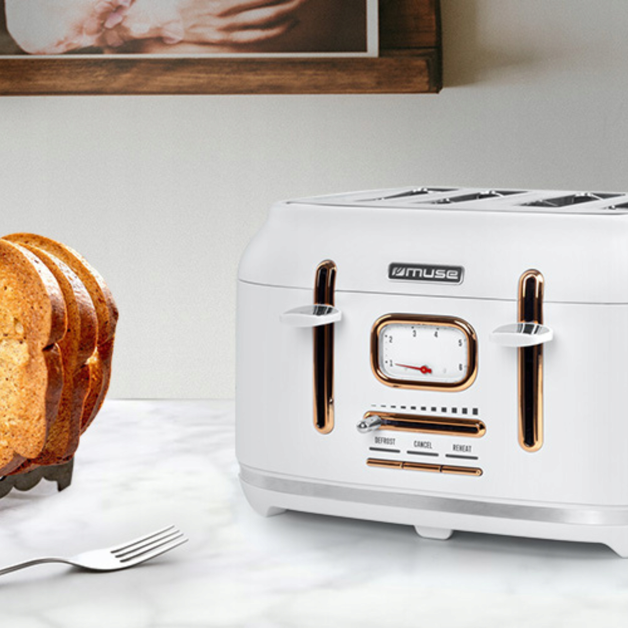 Toster Muse TOSTER MS-131W 1800W – Idealne śniadanie w stylu retro