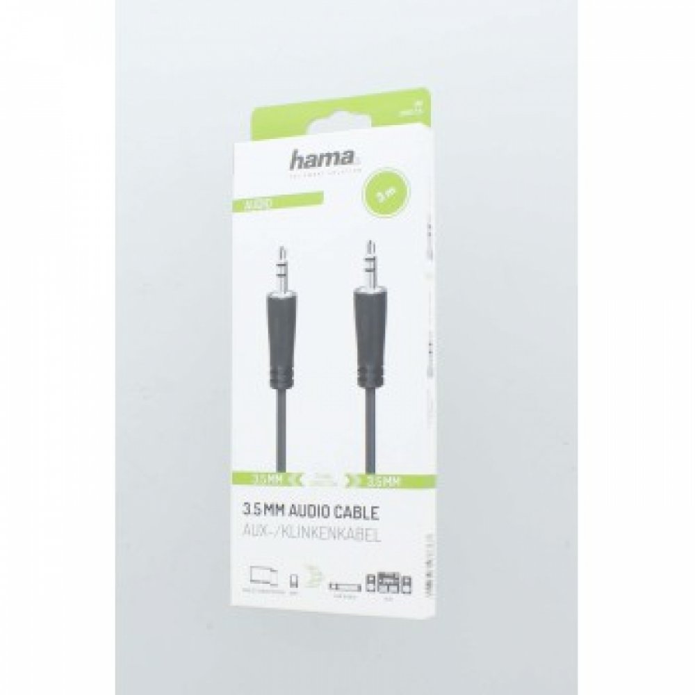 Kabel Jack 3.5mm 3m czarny – Doskonała jakość dźwięku