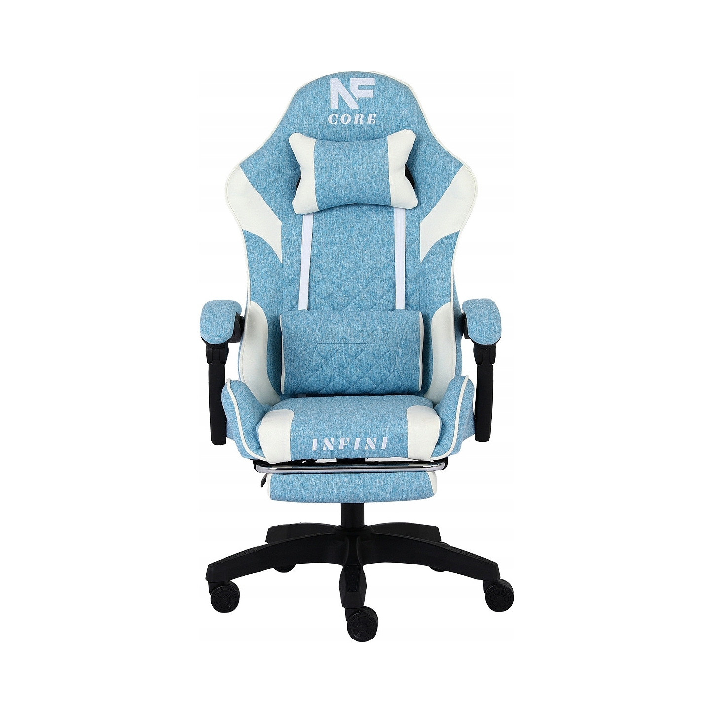Fotel Gamingowy z podnóżkiem INFINI Core – Komfort i ergonomia w nowoczesnym stylu