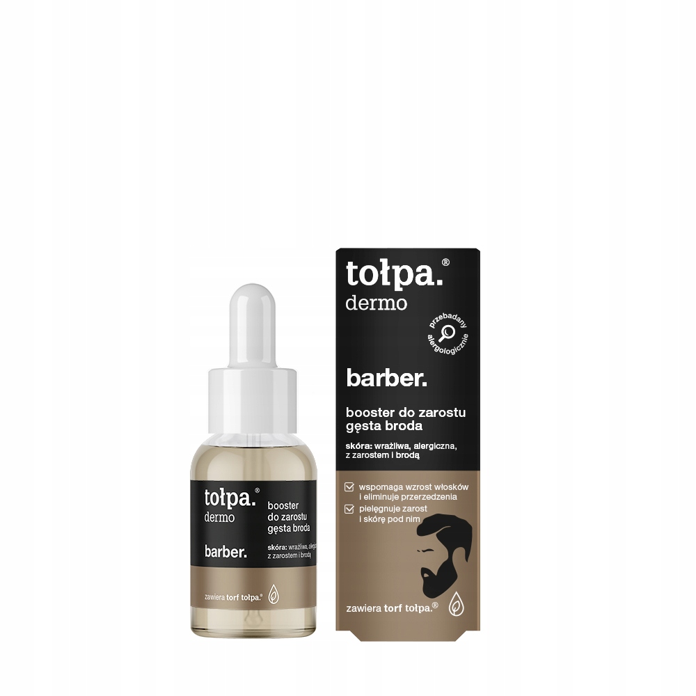 Tołpa Dermo Barber Booster do zarostu gęsta broda 30 ml – Twoja tajna brodzka