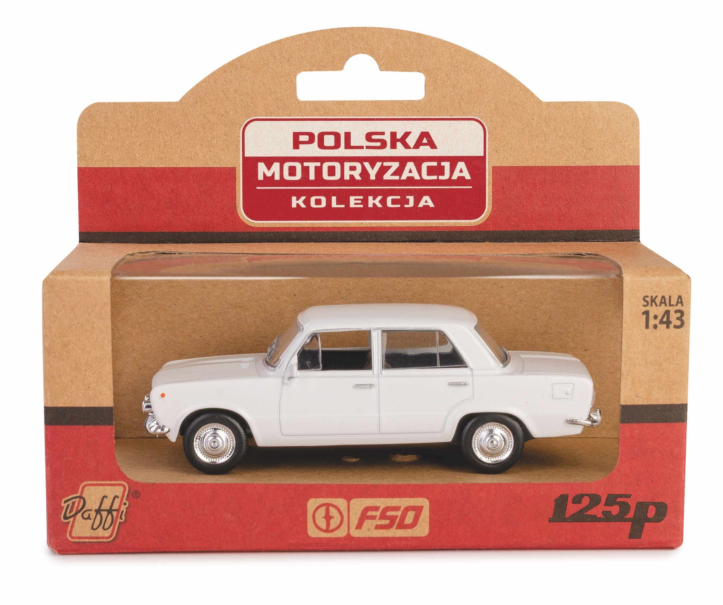 Daffi Pojazd PRL FIAT 125P - Ikona Polskiej Motoryzacji