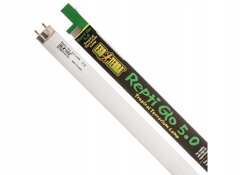 Świetlówka Exo Terra Reptile UVB100 T8 (UVB5.0) 14W – Idealne oświetlenie dla gadów
