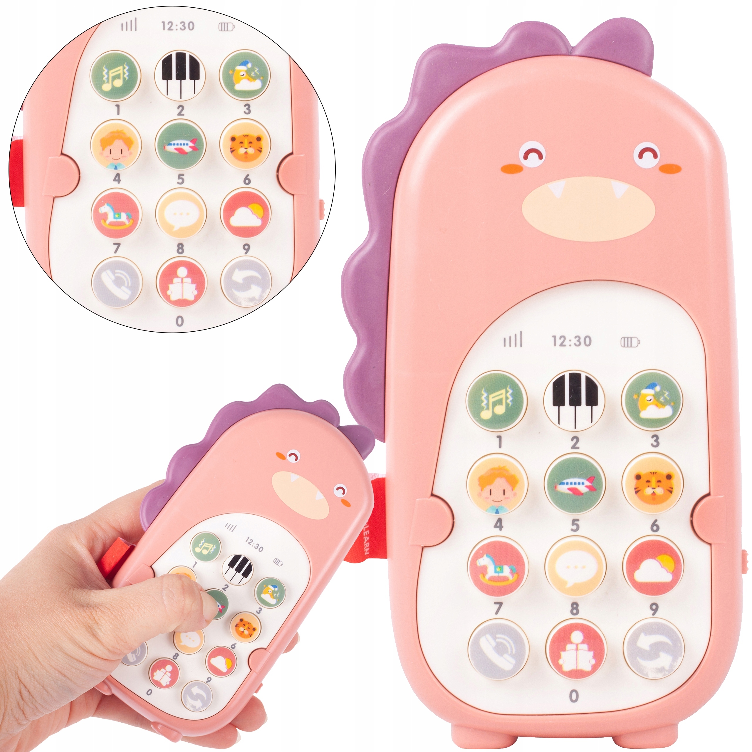 12 przycisków z różnymi funkcjami