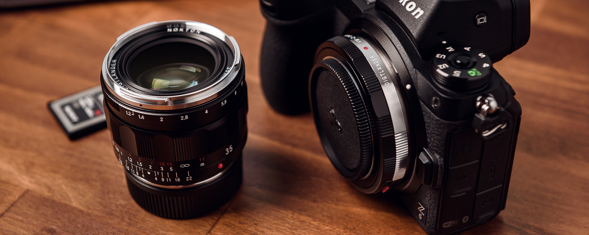 Adapter bagnetowy Voigtlander Close Focus Leica M _ Nikon na aparacie Nikon Z6