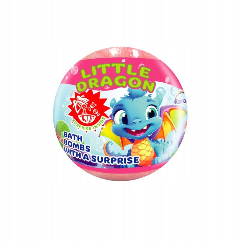 Rainbow kula do kąpieli Little Dragon z niespodzianką – Radość kąpieli dla dzieci