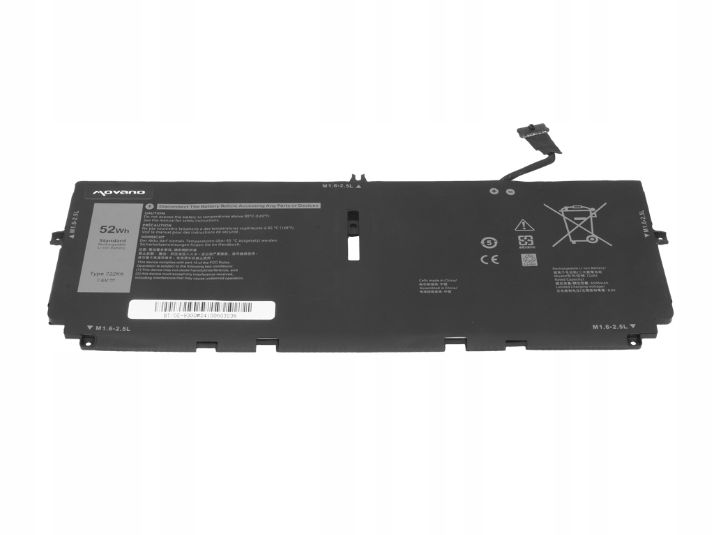Imponująca pojemność 6500 mAh (52 Wh)