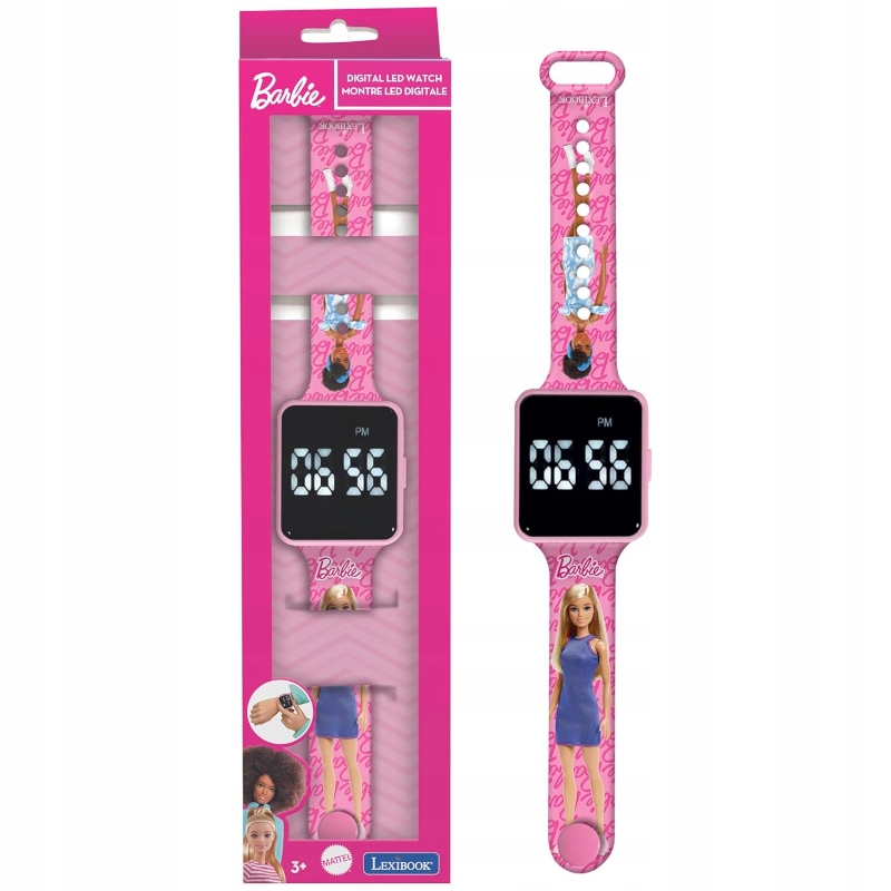 Smartwatch Lexibook – Cyfrowy zegarek dla dzieci z motywem Barbie
