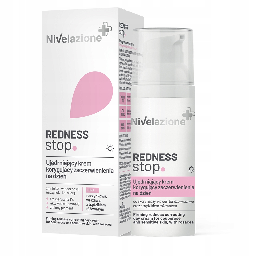 Składniki aktywne i sposób użycia NIVELAZIONE Redness Stop