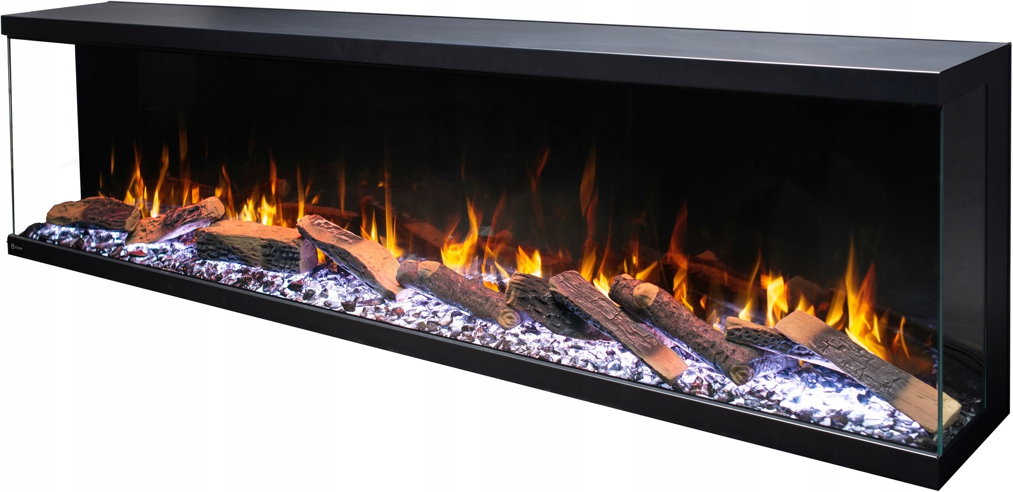 Kominek elektryczny LED ścienny UNIQUE 80 cm BEZ GRZANIA – Nowoczesne rozwiązanie do Twojego wnętrza