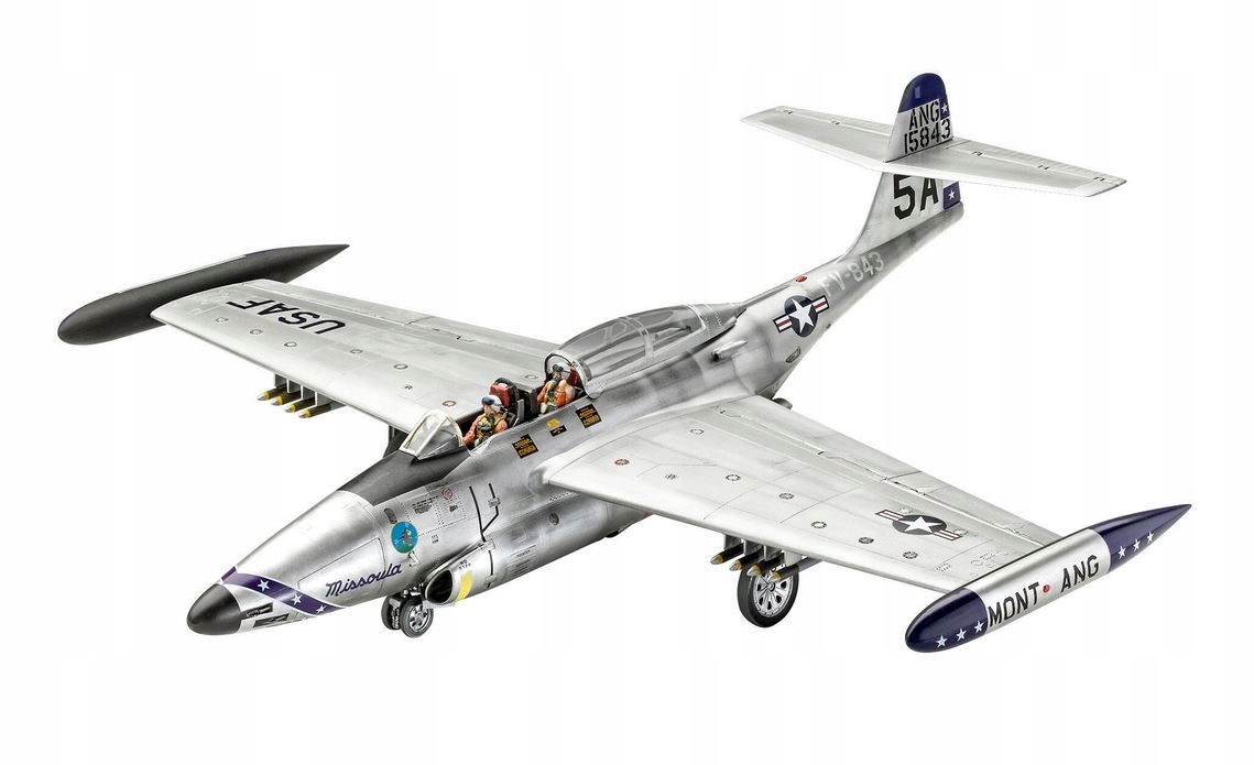 Szczegółowa replika myśliwca Northrop F-89 Scorpion