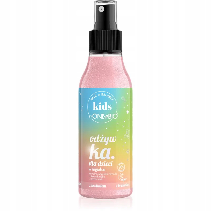 OnlyBio Hair in Balance Kids* – Odżywka w mgiełce dla dzieci z brokatem 150ml