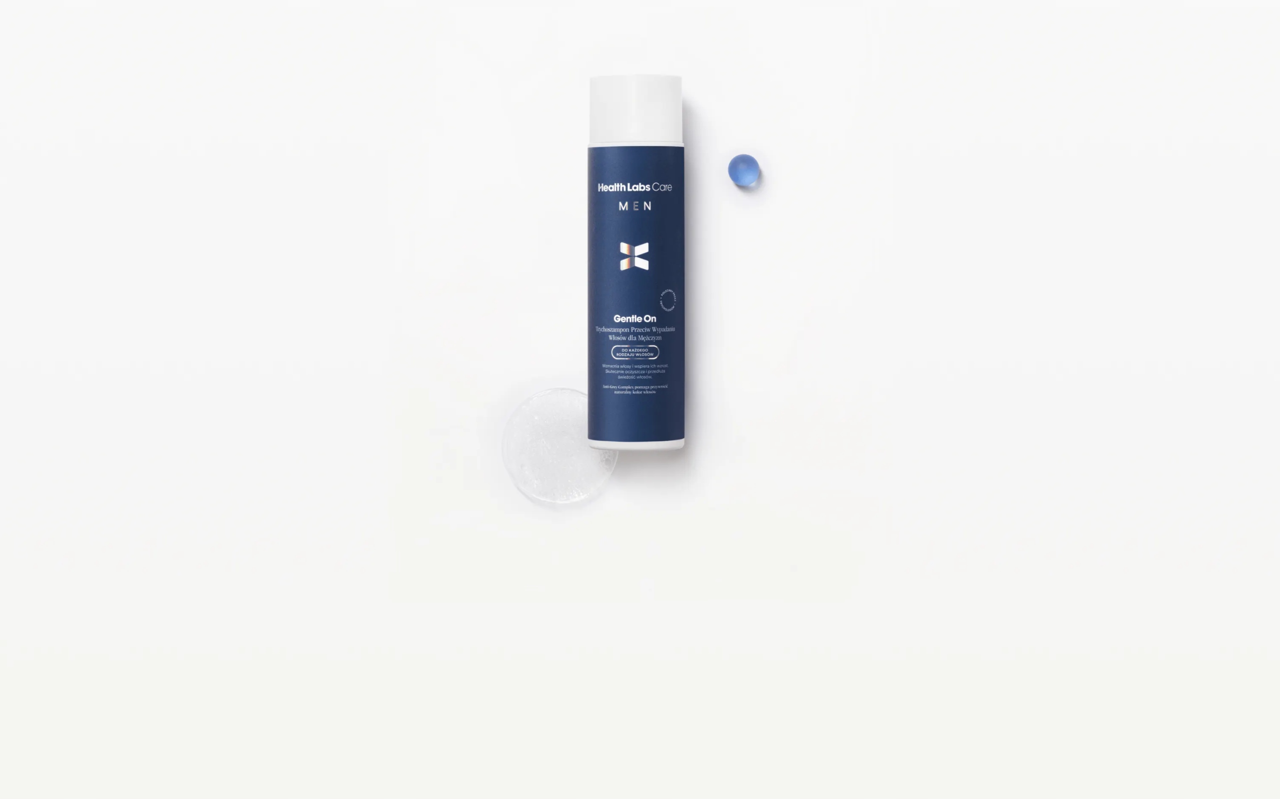 HEALTHLABS Gentle On Trychoszampon przeciw wypadaniu dla mężczyzn 250ml – Skuteczna pielęgnacja włosów