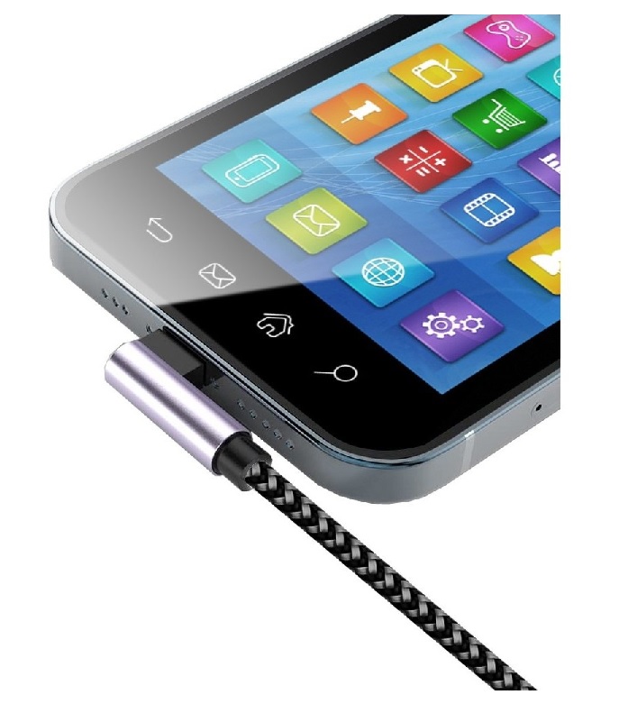 Kątowy wtyk USB-C – Komfortowe ładowanie i transmisja danych