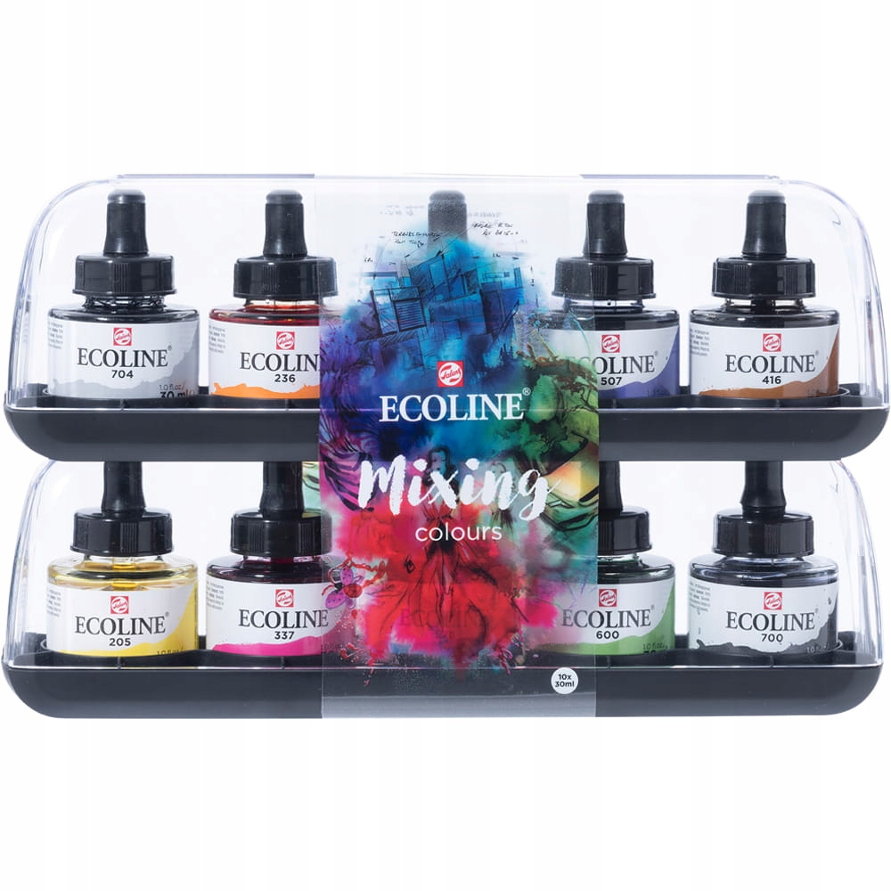 Zestaw farb akwarelowych Liquid Watercolour Mixing Set, 10 x 30 ml – Twórcza przygoda dla dzieci