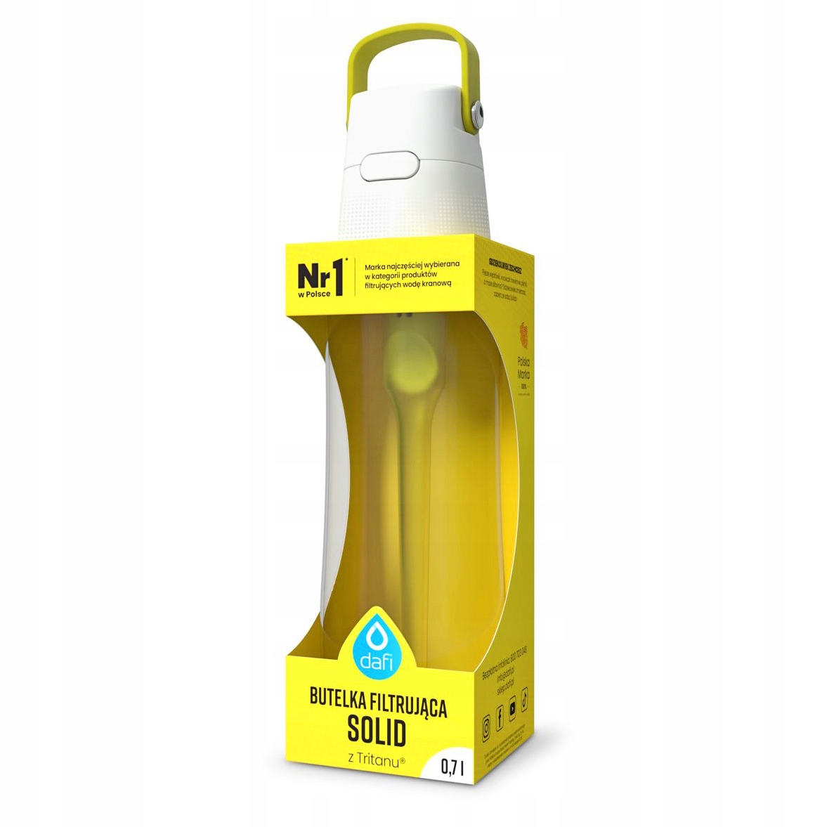Butelka filtrująca Dafi SOLID 0,7 l – Czysta woda w zasięgu ręki