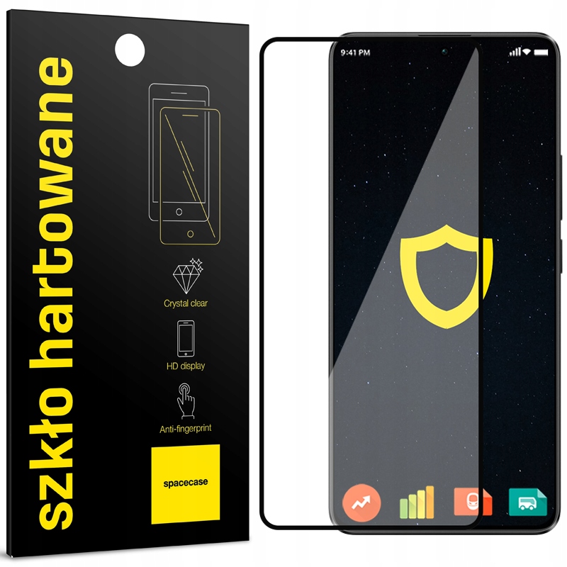 Szkło hartowane SPACECASE Glass 5D do Poco X6 / Redmi Note 13 Pro 5G – Najlepsza ochrona dla Twojego ekranu