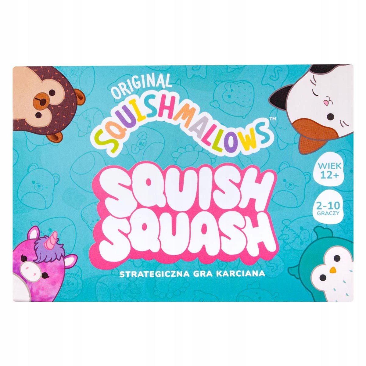 Gra Karciana SQUISHMALLOWS Squish Squash – Rozrywka dla całej rodziny