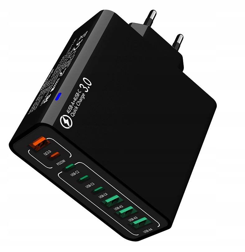 Ładowarka sieciowa USB-C szybka do telefonu Kostka Quick Charge 3.0 168W – Twoje rozwiązanie do szybkiego ładowania