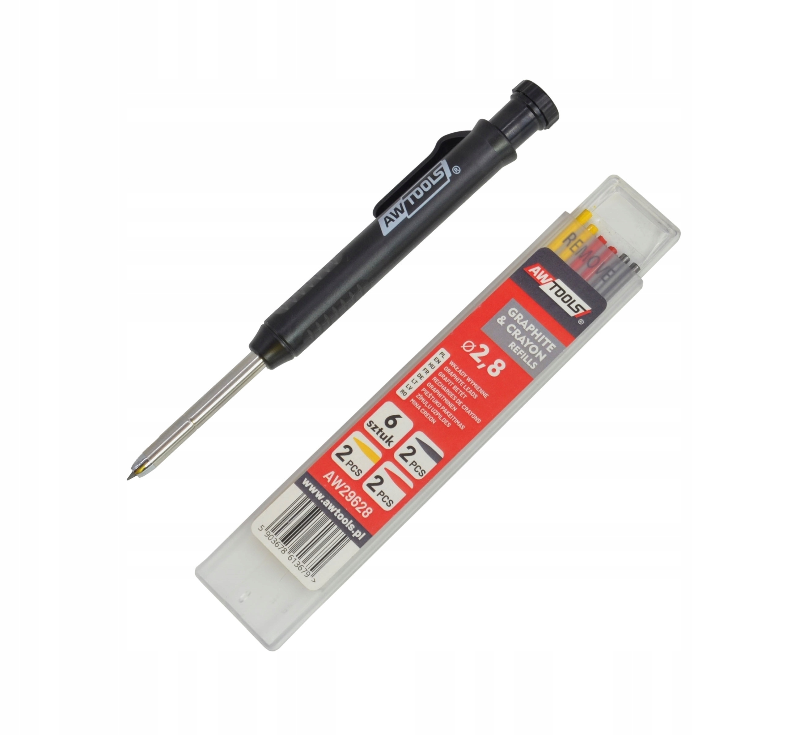 Ołówek automatyczny AWTools z wkładami – Niezawodny towarzysz w biurze