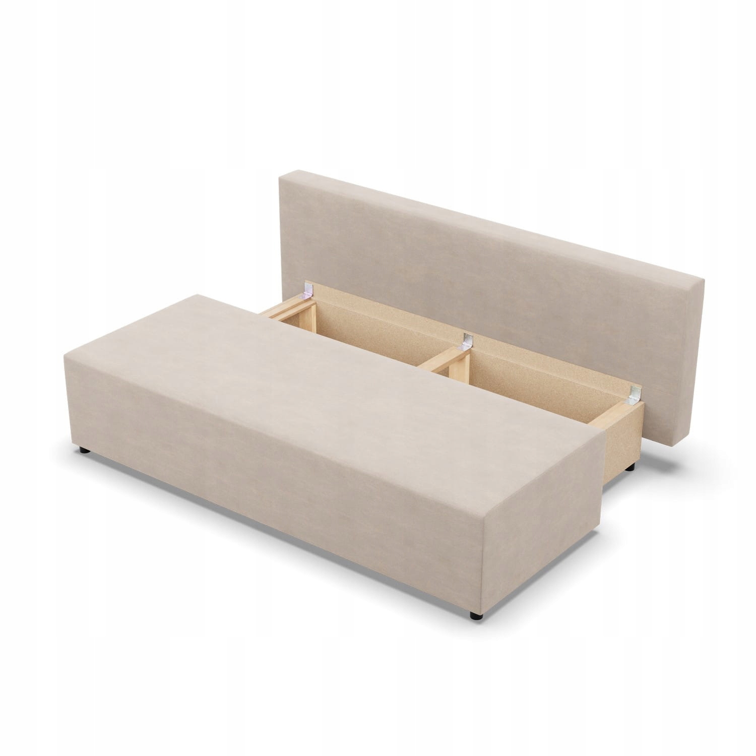 Praktyczna funkcja spania i pojemnik na pościel