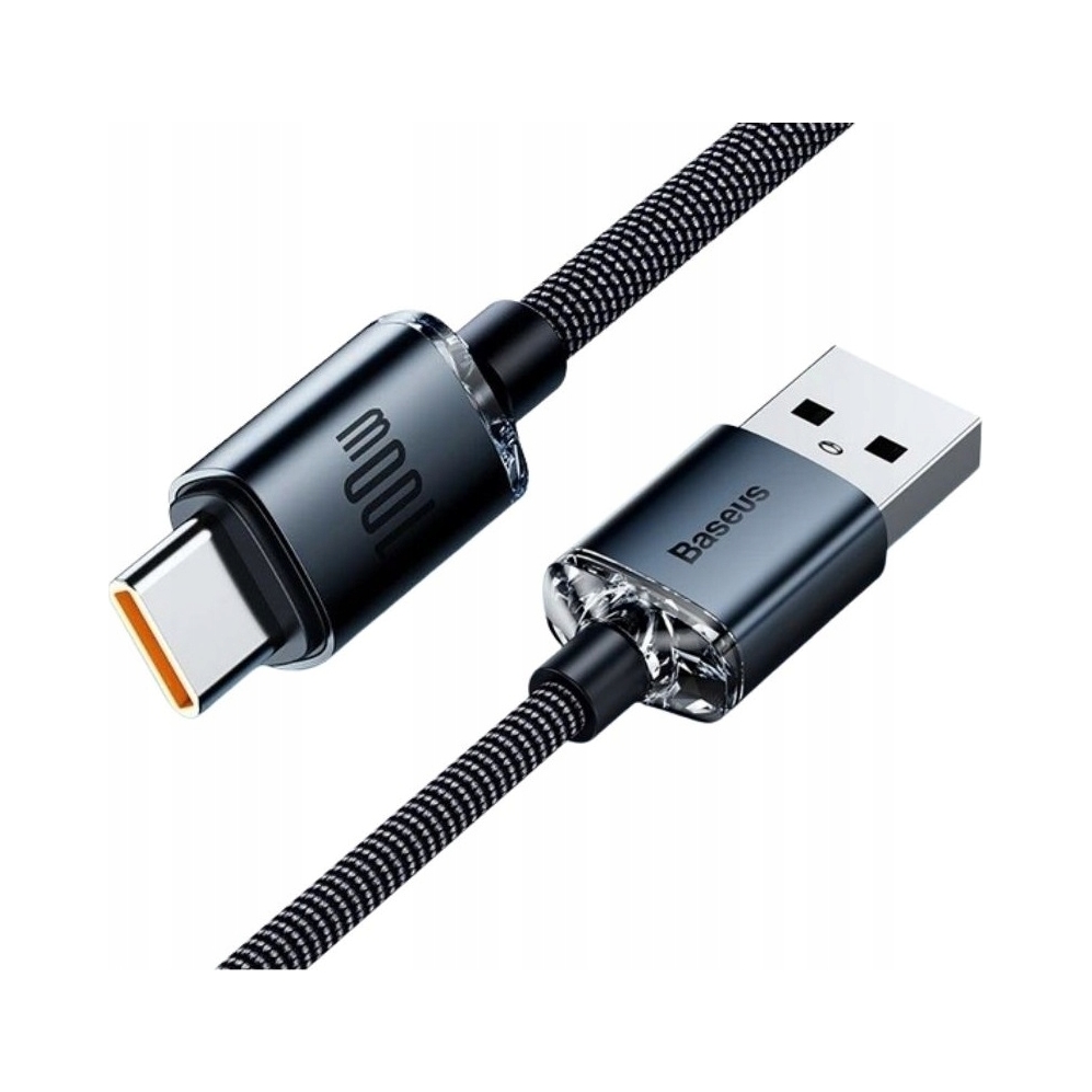 Kabel USB-A - USB-C 2 m Czarny (BSU3102BLK) – Szybkie ładowanie i transfer danych