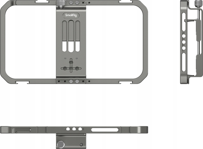Wiele możliwości montażu z gwintami 1/4'
