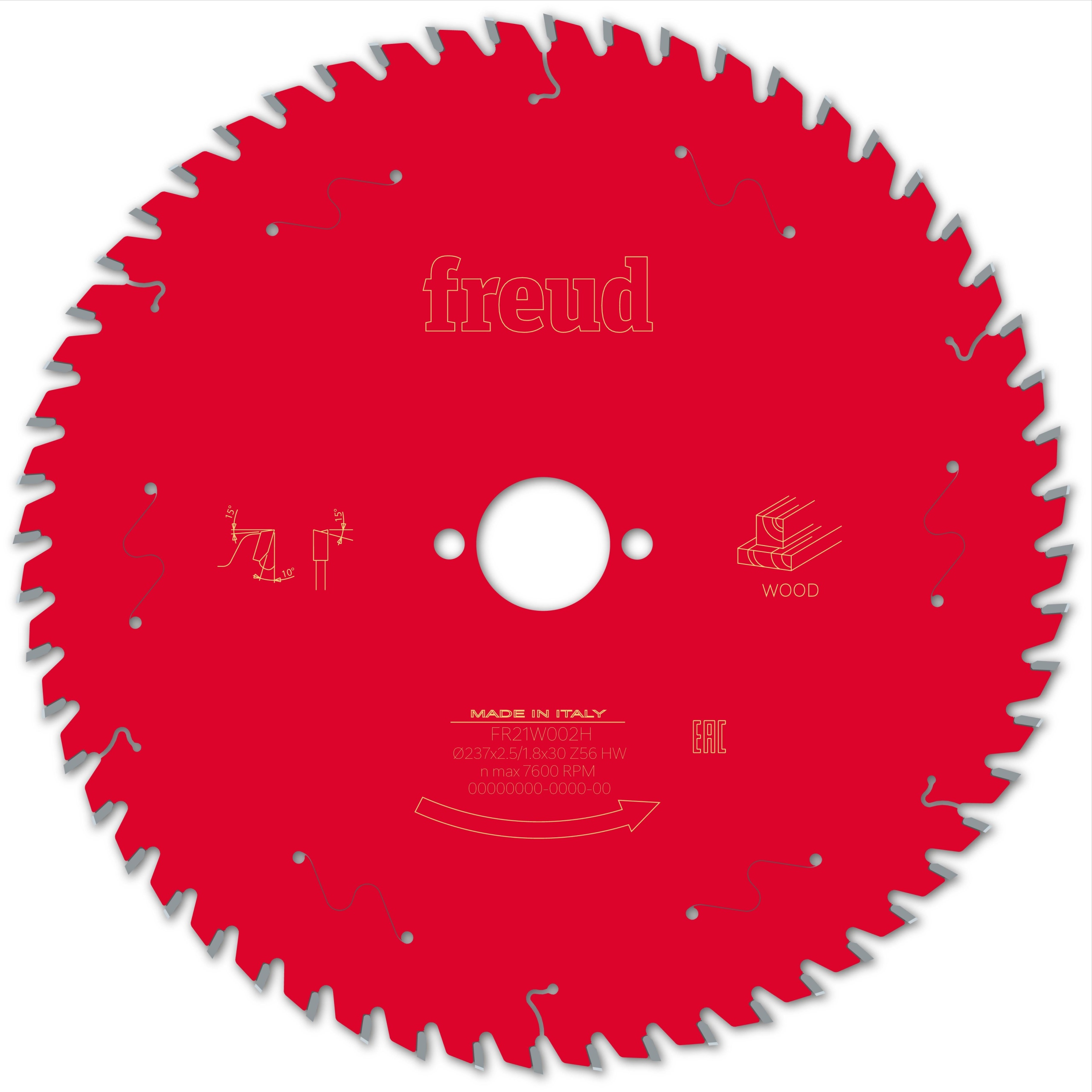 Tarcza Pil. FR21W002H 237X30-56 – Doskonałe narzędzie do cięcia drewna
