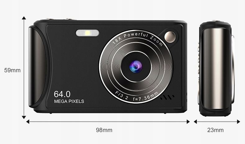 Wbudowany 18-krotny zoom cyfrowy – Zbliż się do akcji