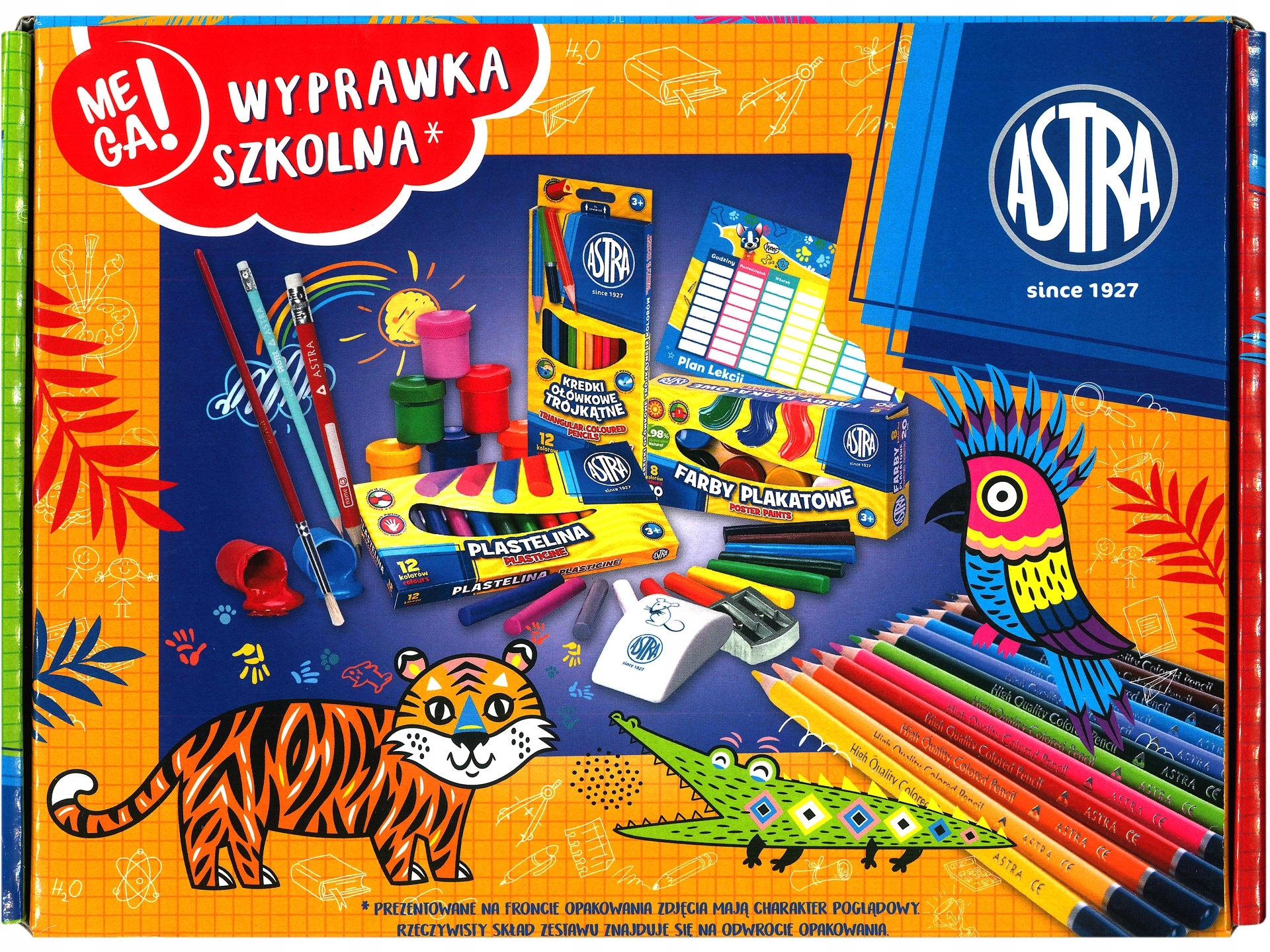 Wyprawka szkolna zestaw szkolny 9el. EDUKAMP – Idealny start dla ucznia