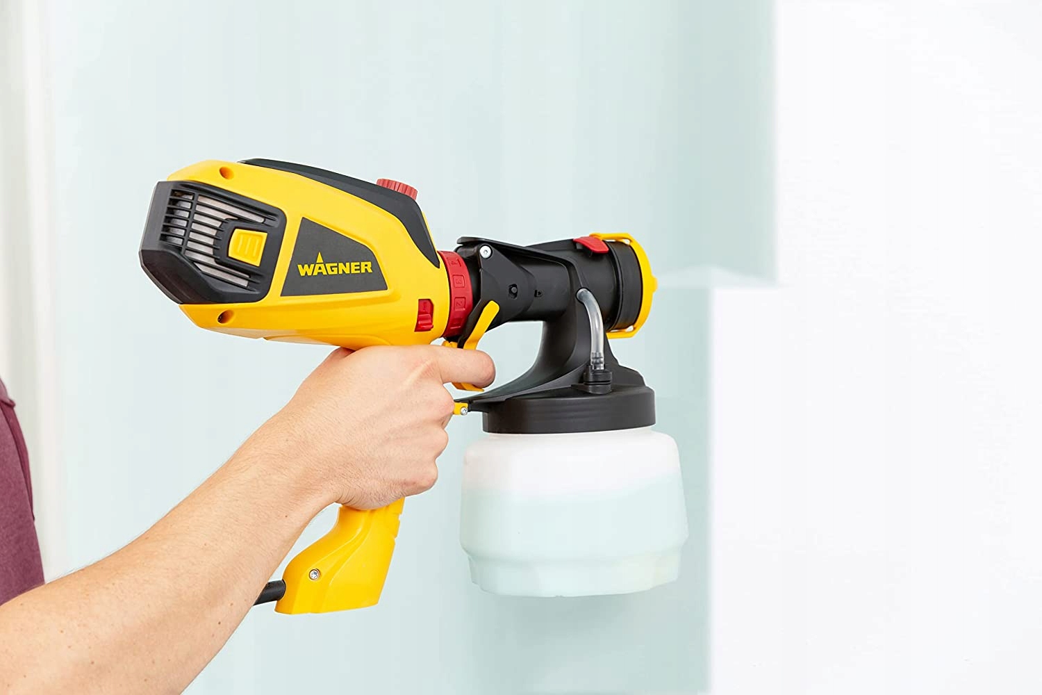 Regulacja przepływu powietrza – Minimalizacja rozpylania farby