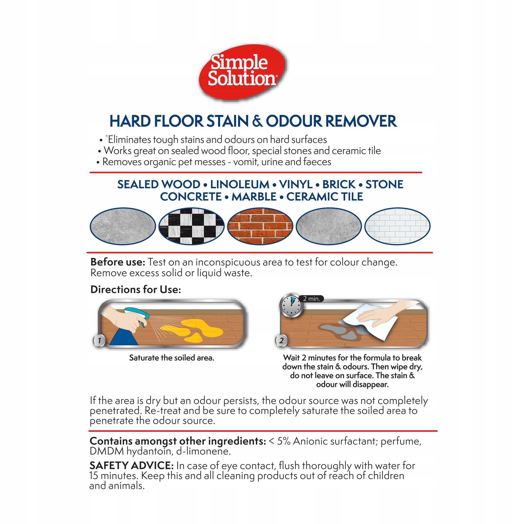 Efektywność w eliminacji zapachów po odchodach zwierząt